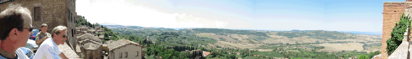 Panorama of Montepulciano (Tuscany)